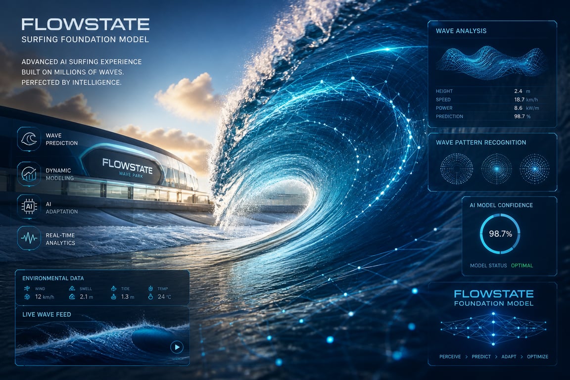 Flowstate lança modelo de IA para surf