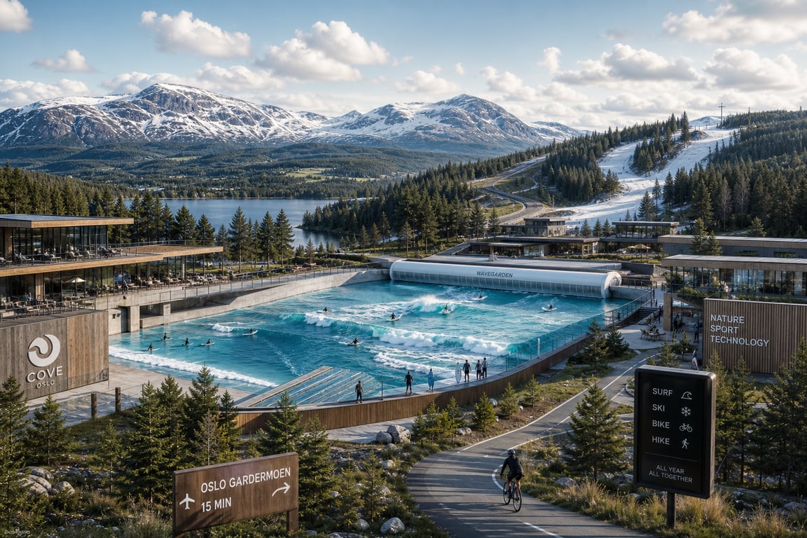 Noruega planeja primeira piscina de onda próximo a Oslo