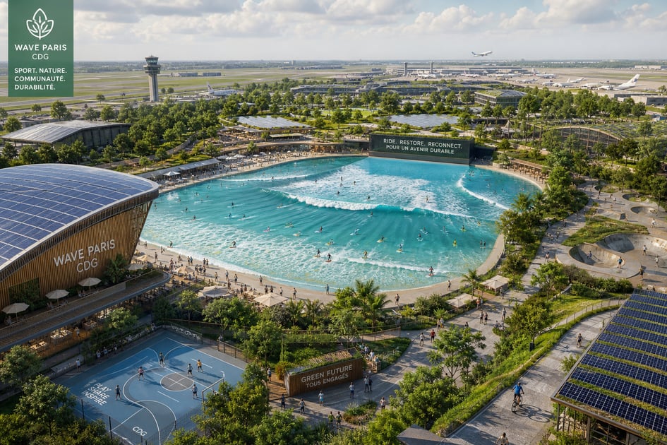 Surfers Village Paris anuncia nova piscina com ondas