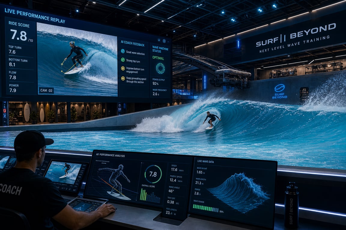 Surf Eye traz replay instantâneo para piscinas com onda