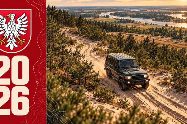 Trasy off road na Mazowszu: 10 najlepszych tras terenowych 2026