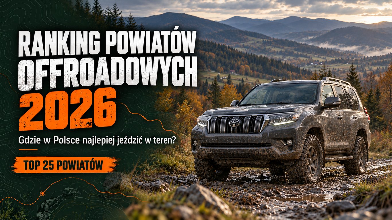 Ranking powiatów offroadowych 2026