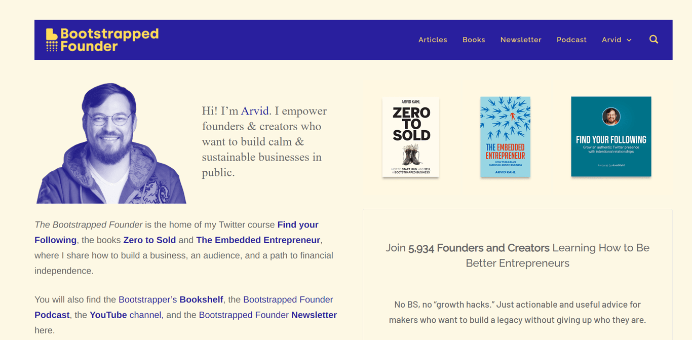 The Bootstrapped Founder