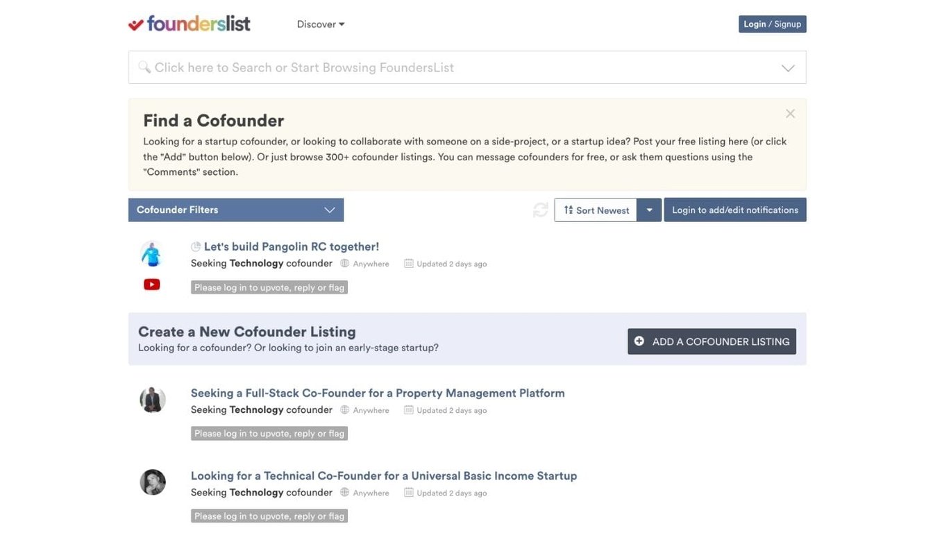 FoundersList