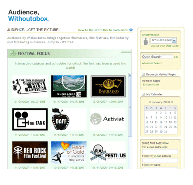 Amazon Withoutabox Website