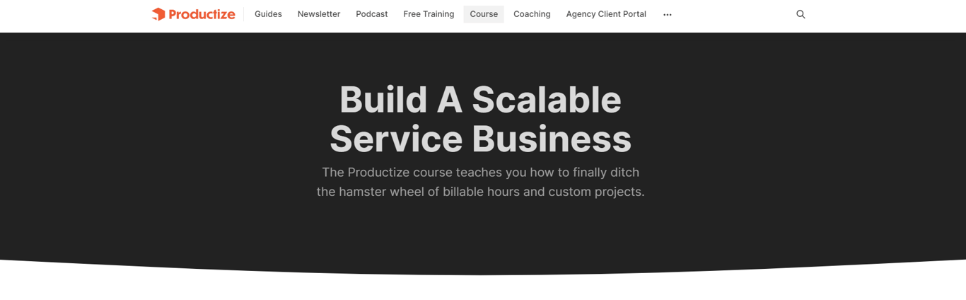 Entrepreneurs courses #24: Productize Course