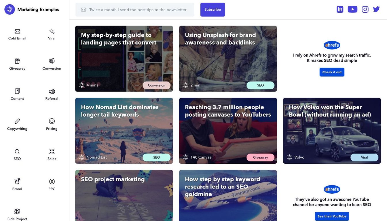 Marketing Examples
