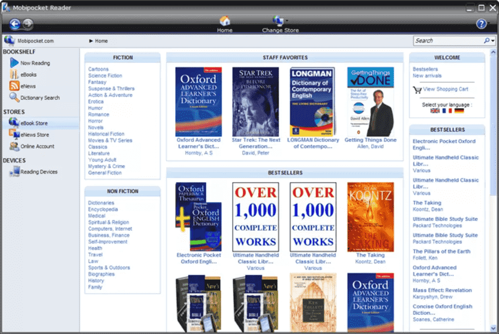 Amazon Mobipocket Reader