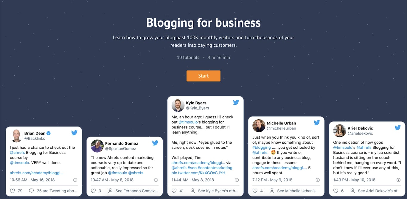 Entrepreneur online courses #25: Blogging for Business