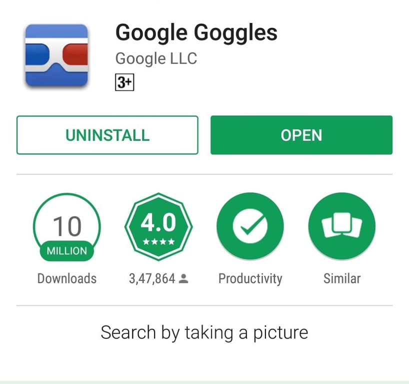 Google Goggles