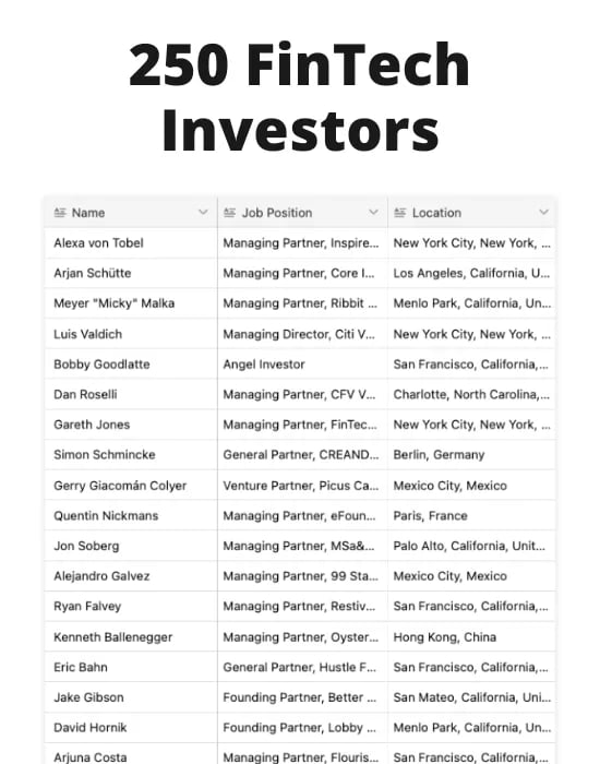 FinTech Investors
