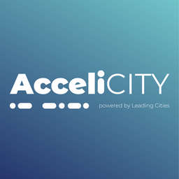 AcceliCITY powered by Leading Cities logo