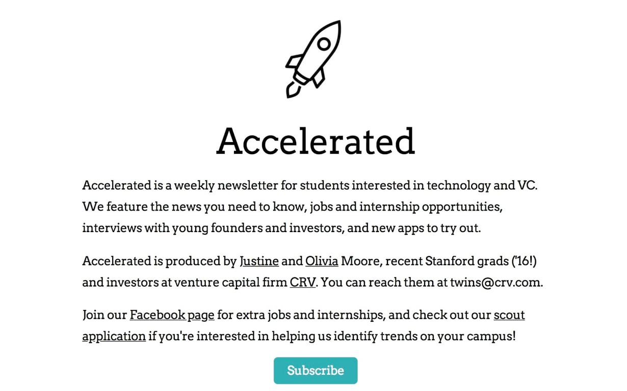 Accelerated Newsletter