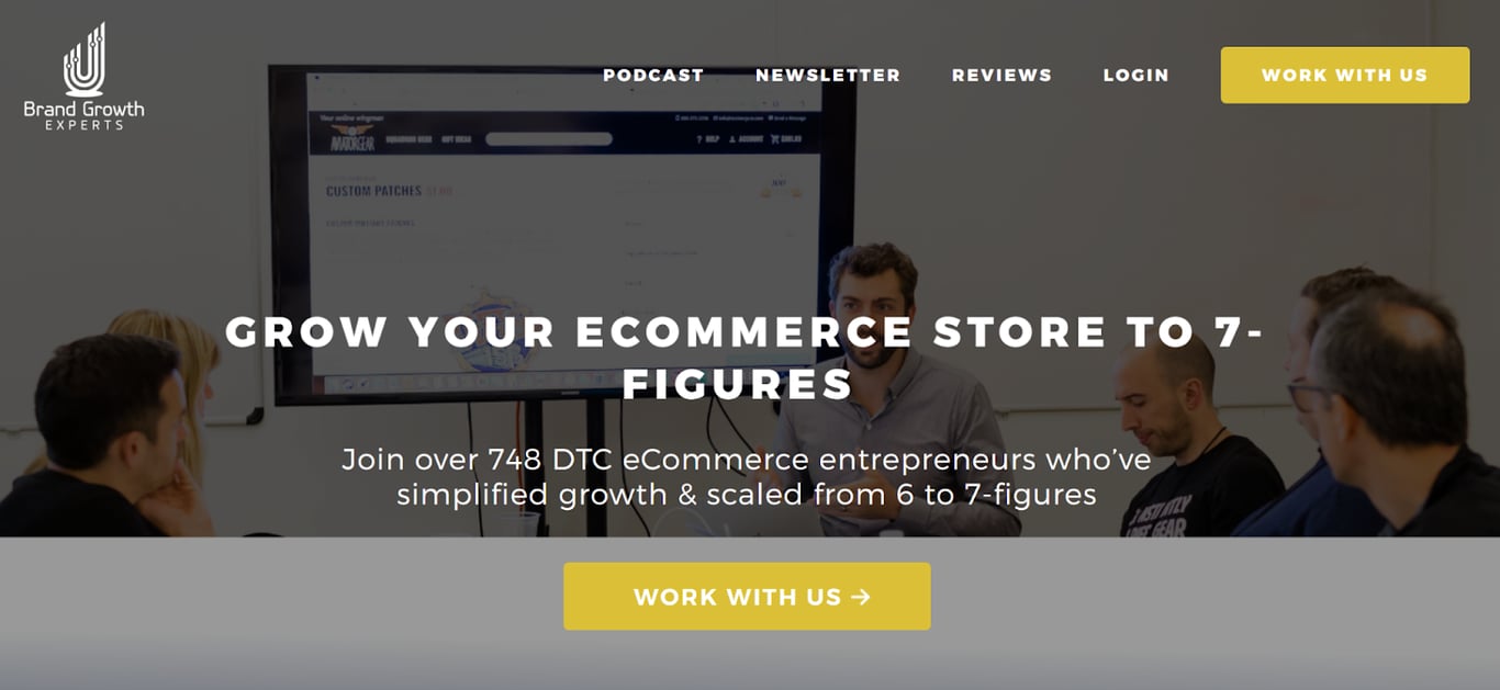 Brand Growth Experts UX