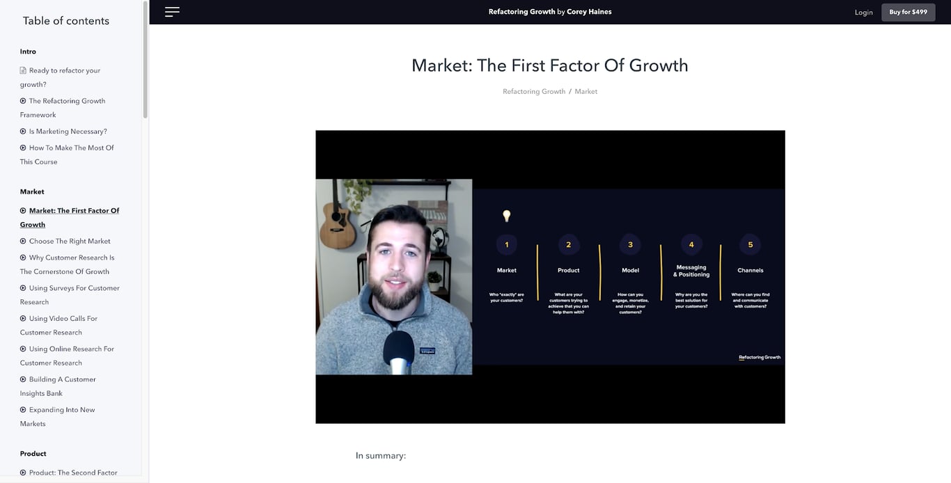 Entrepreneurship certification #29: Refactoring Growth