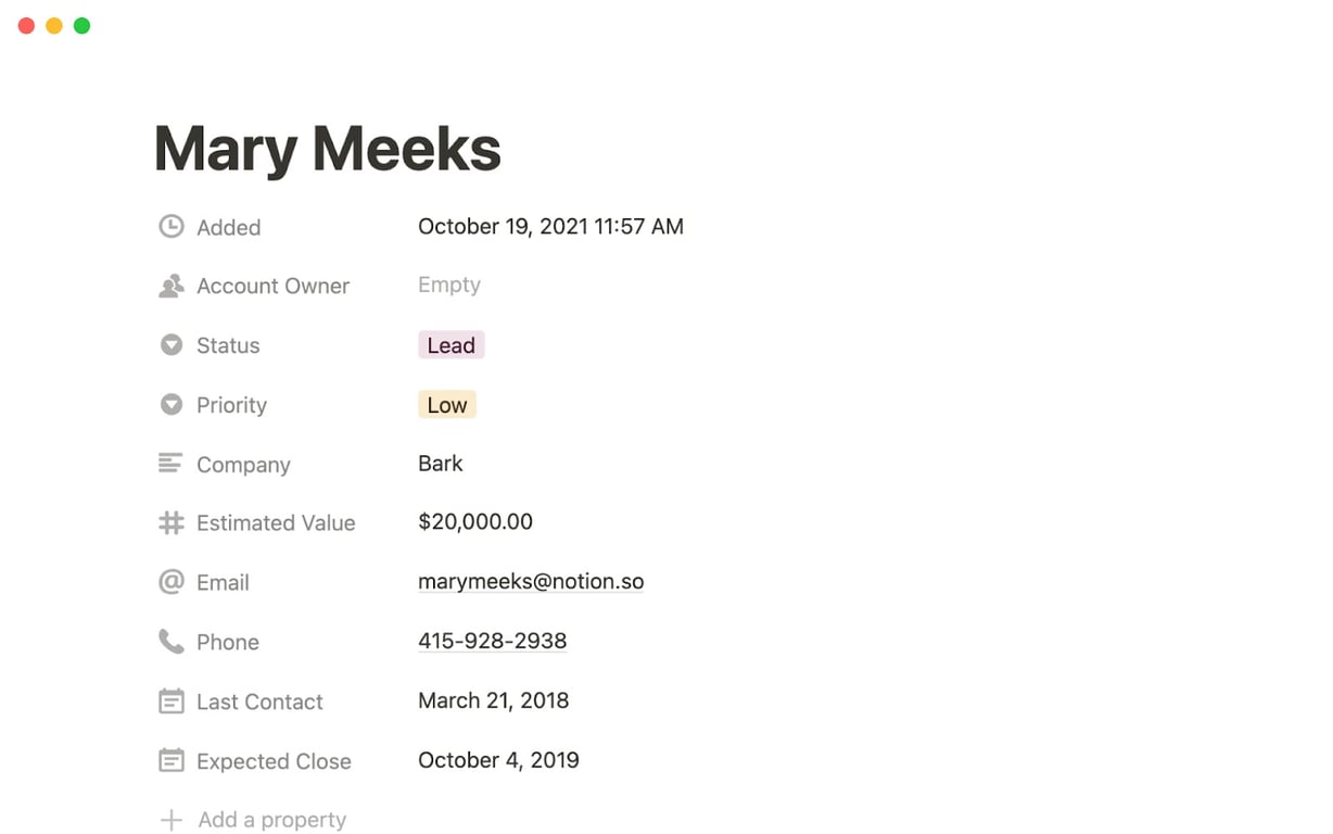 Sales CRM