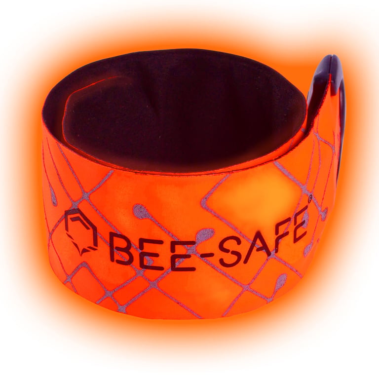 click armband LED USB oplaadbaar oranje