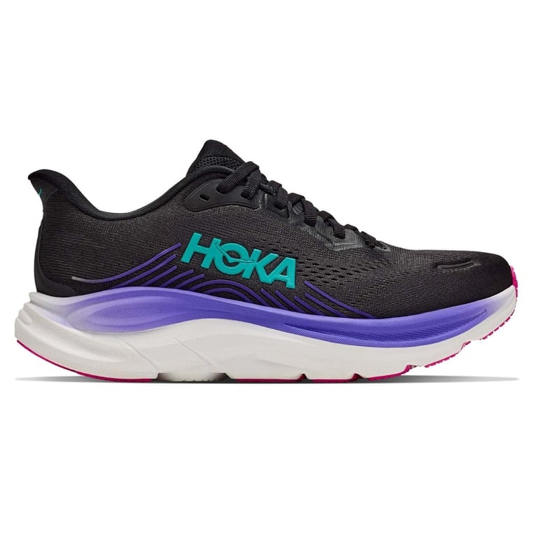  HOKA Clifton 11 (Black/Neon Nebula) voor dames