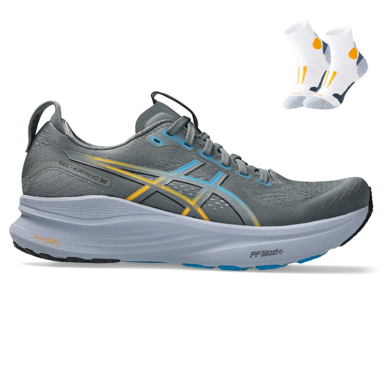 Gel Kayano 32 + Gratis Performance sokken wit