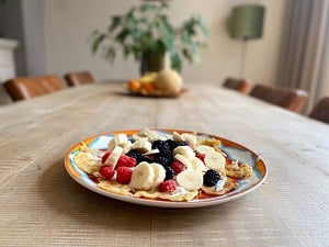 eiwitrijk ontbijt crepe
