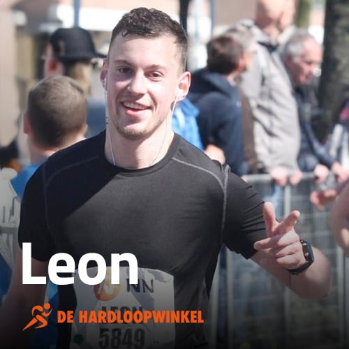Foto van Leon, is al sinds 2016 werkzaam bij De Hardloopwinkel