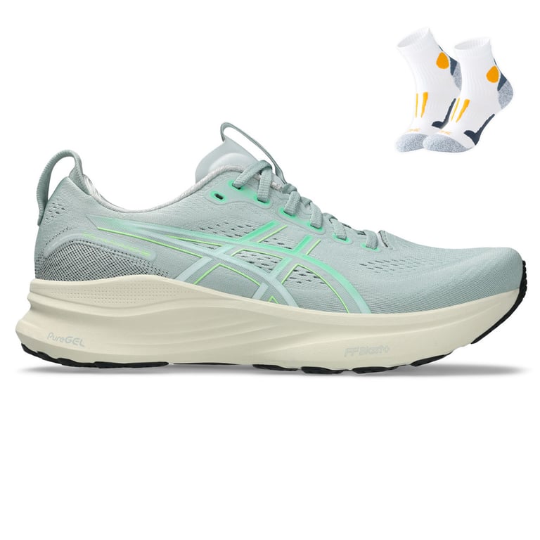Gel Kayano 32 + Gratis Performance sokken wit
