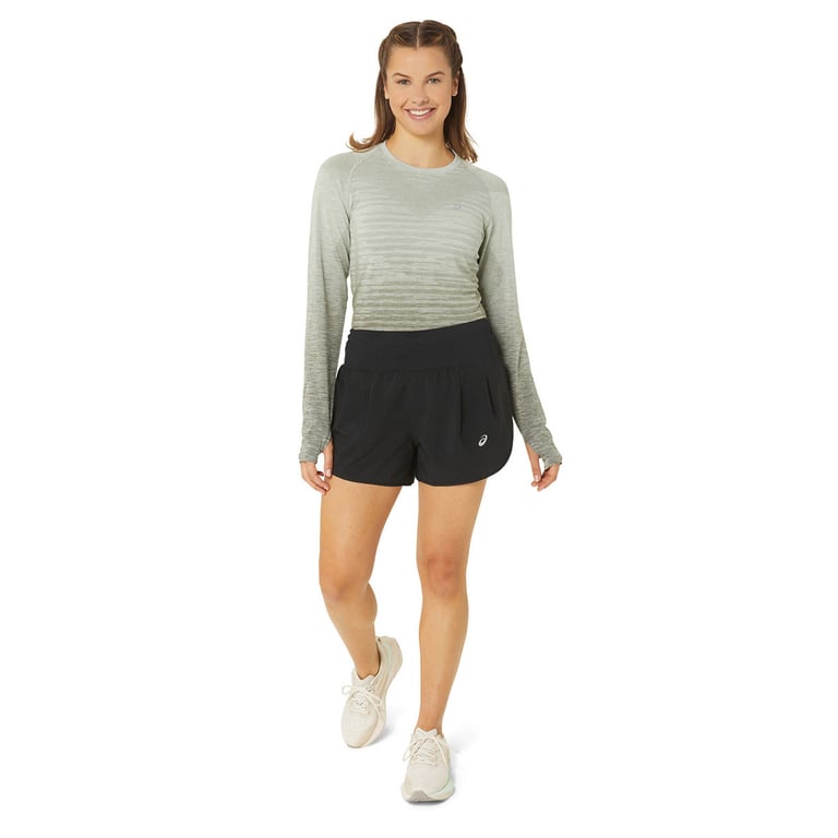 ASICS Road 3.5-inch Short (Performance Black) dames