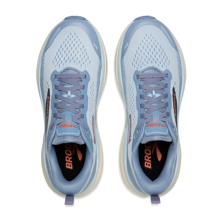 Brooks Cascadia 20 (Nantucket/Blue/Tigerlily)) trailrunning schoenen dames