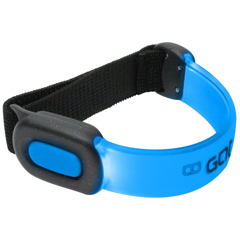 armband LED USB oplaadbaar blauw