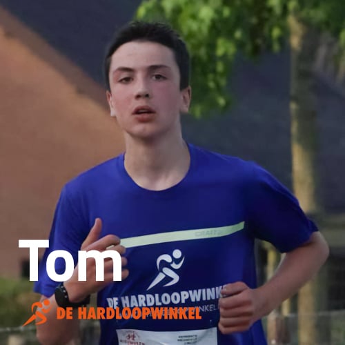 foto van tom, werknemer hardloopwinkel
