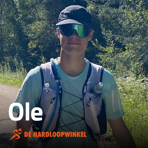 Foto van Ole, winkelmedewerker van De Hardloopwinkel.