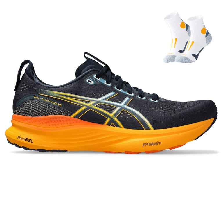 Gel Kayano 32 + Gratis Performance sokken wit