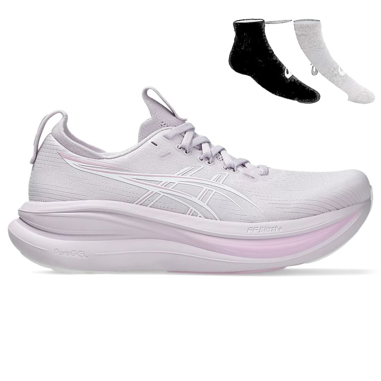 Gel Nimbus 28 + Gratis Asics 3-pack sokken