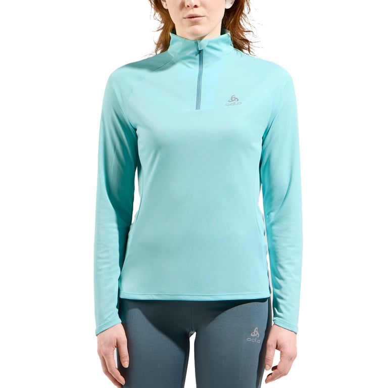 shirt lange mouw 1/2 zip Essential