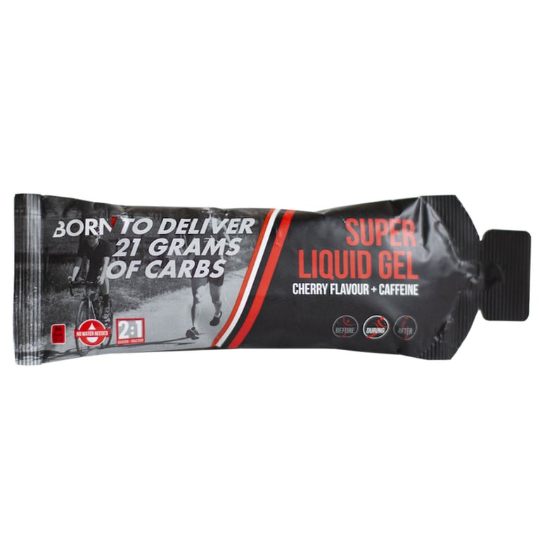 Super Liquid Gel Cherry Cafeïne (12 st.)