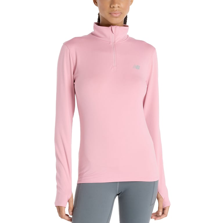 shirt lange mouw 1/4 zip Space Dye