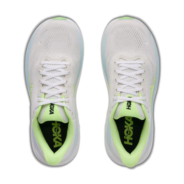 HOKA Clifton 11 (WIDE) (Frost/Neon Yuzu) voor dames 