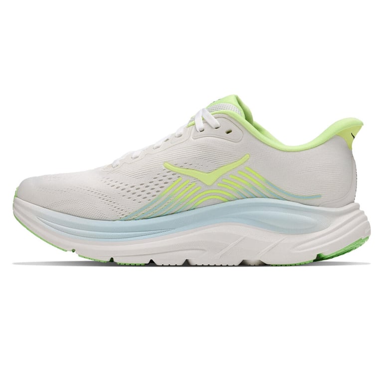 HOKA Clifton 11 (WIDE) (Frost/Neon Yuzu) voor dames 