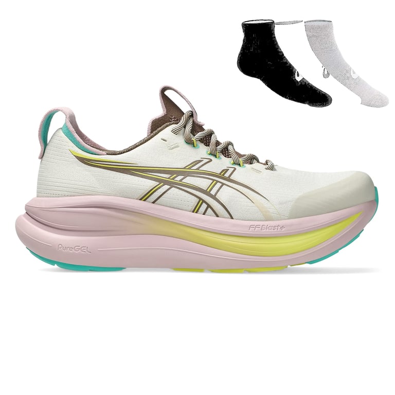 Gel Nimbus 28 TR + Gratis Asics 3-pack sokken