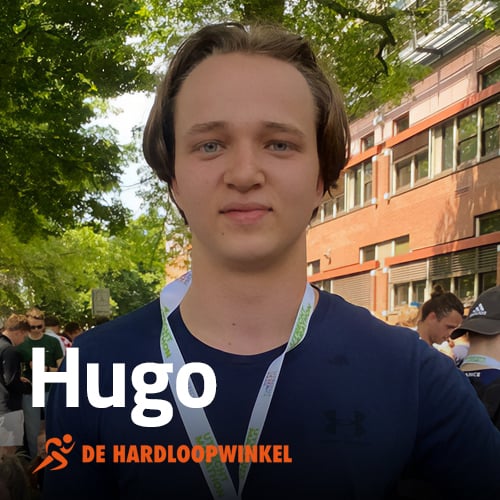 Foto van Hugo, winkelmedewerker van De Hardloopwinkel.