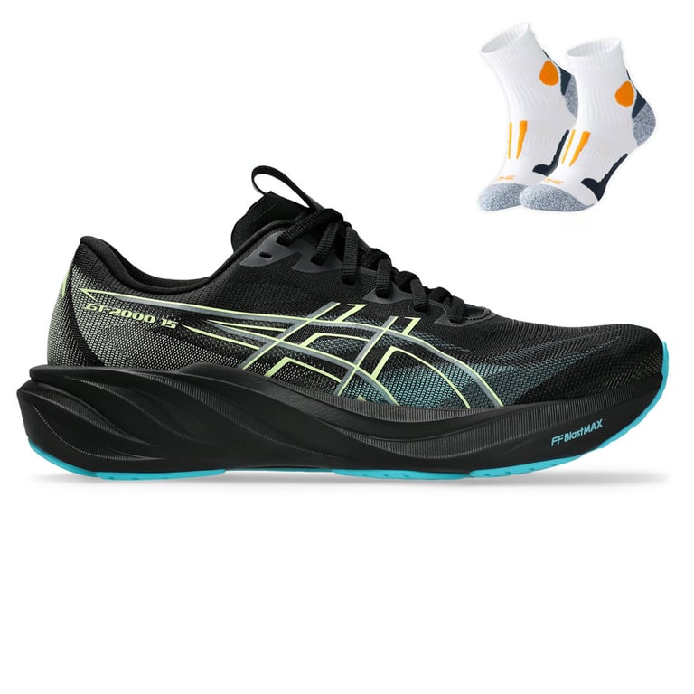 ASICS GT-2000 15 (Black/Energy Aqua) voor heren 