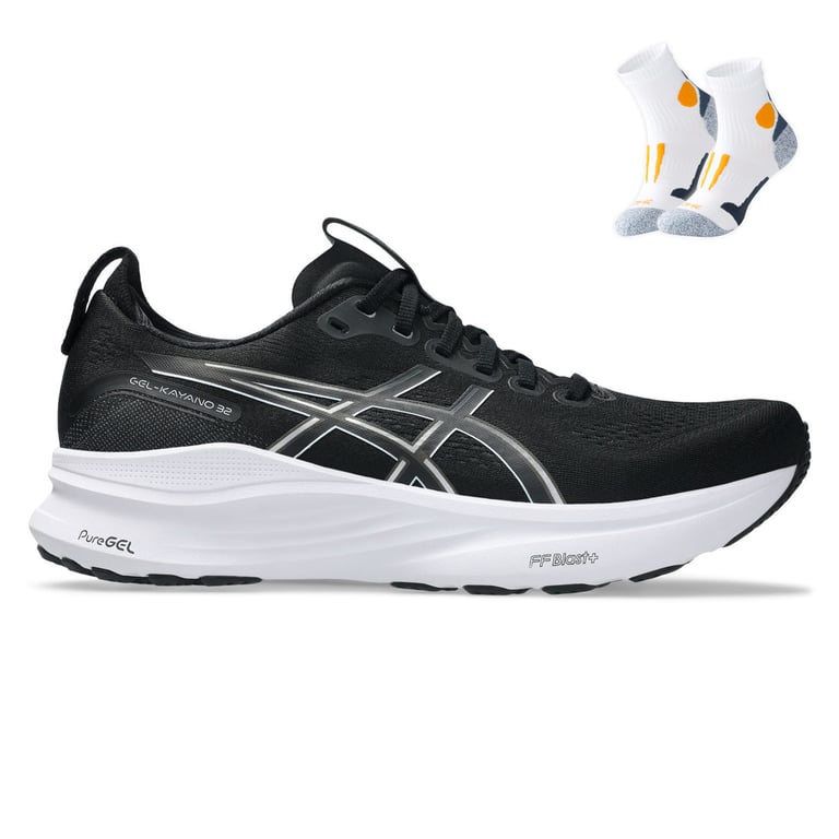 Gel Kayano 32 (EXTRA WIDE) + Gratis Performance sokken wit
