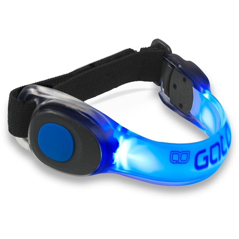 armband LED reflectie blauw