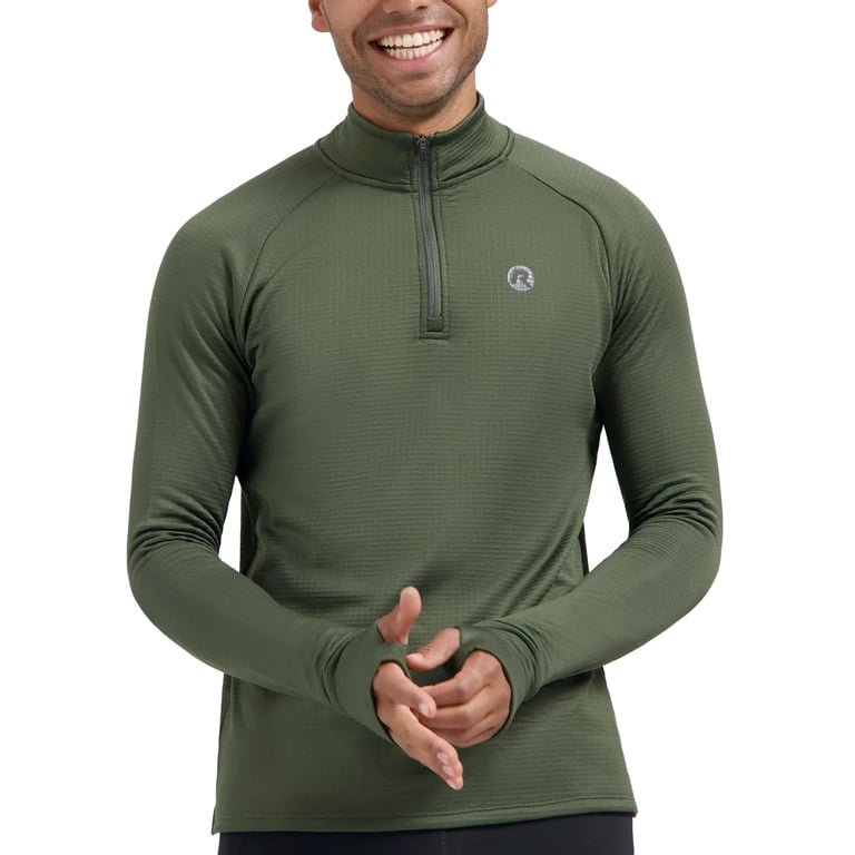shirt lange mouw 1/2 zip Winter Essential
