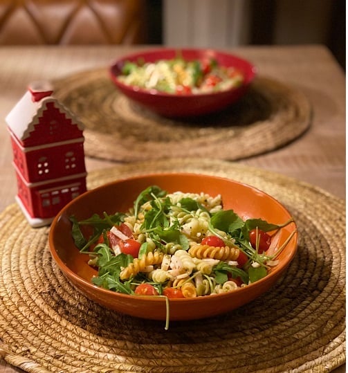 Pasta kip pesto hardlooprecept
