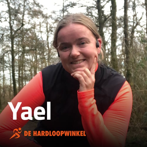 Foto van Yael, winkelmedewerker van De Hardloopwinkel.