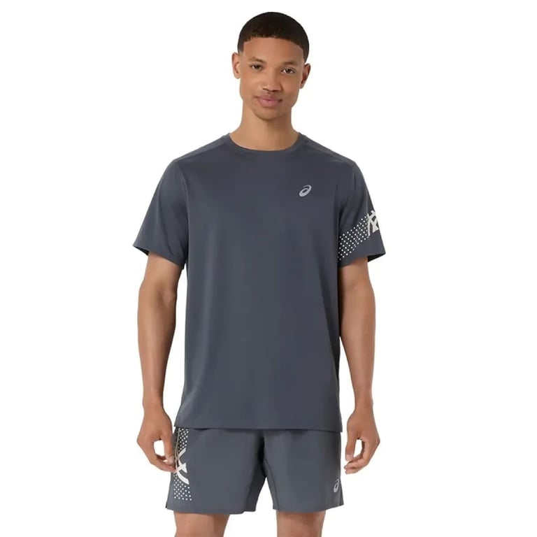 ASICS Icon korte mouwen (Carrier Grey)