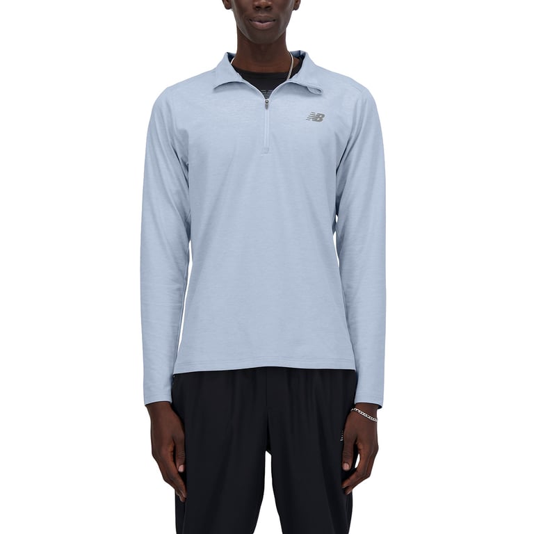 shirt lange mouw 1/4 zip Space Dye
