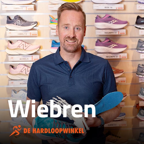 Foto van Wieberen, winkelmedewerker van De Hardloopwinkel.