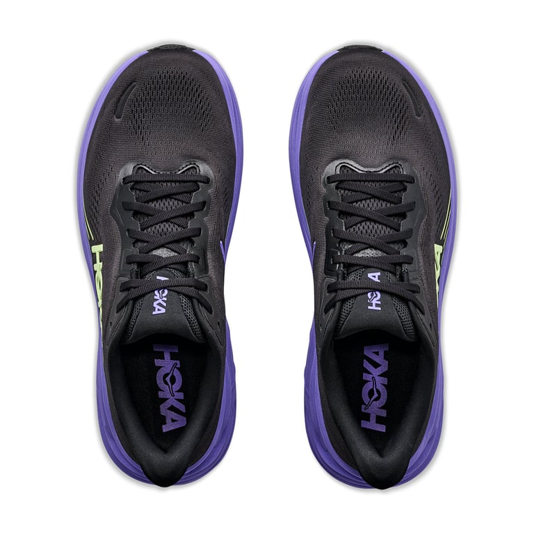 HOKA Clifton 11 (Black/Neon Yuzu) voor heren